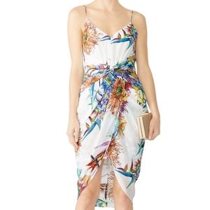 Aijek Twisted Floral Sheath